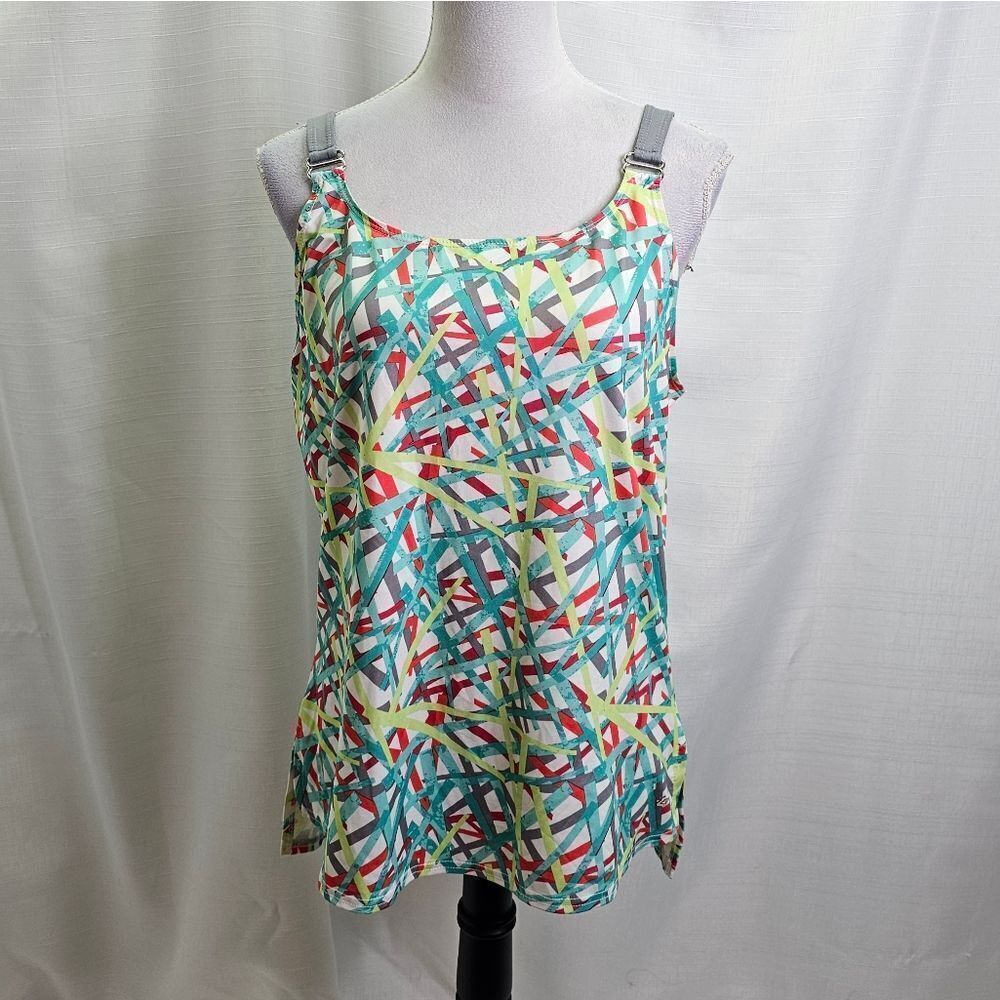 Bolle Geometric Athletic Performance Tank Top Size XL